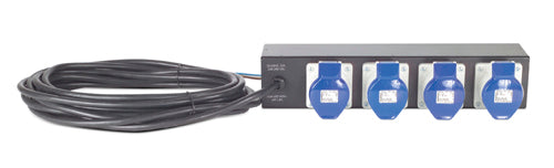 APC Basic Rack PDU Rack AC 230V input hardwire output connectors 4 IEC 60309 2U 19 8.5m cord Black