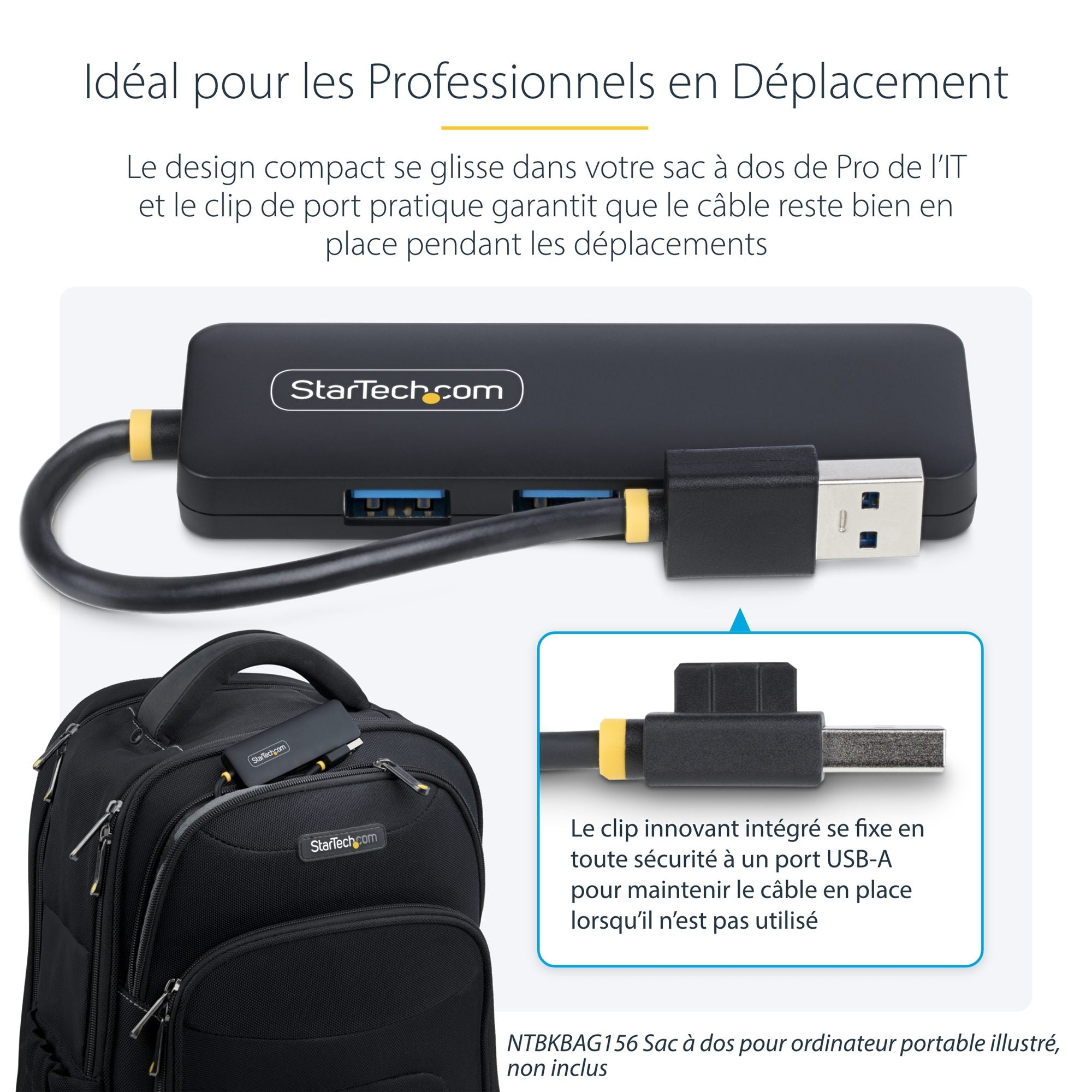 4-Port USB-A Hub Bus Powered 5Gbps