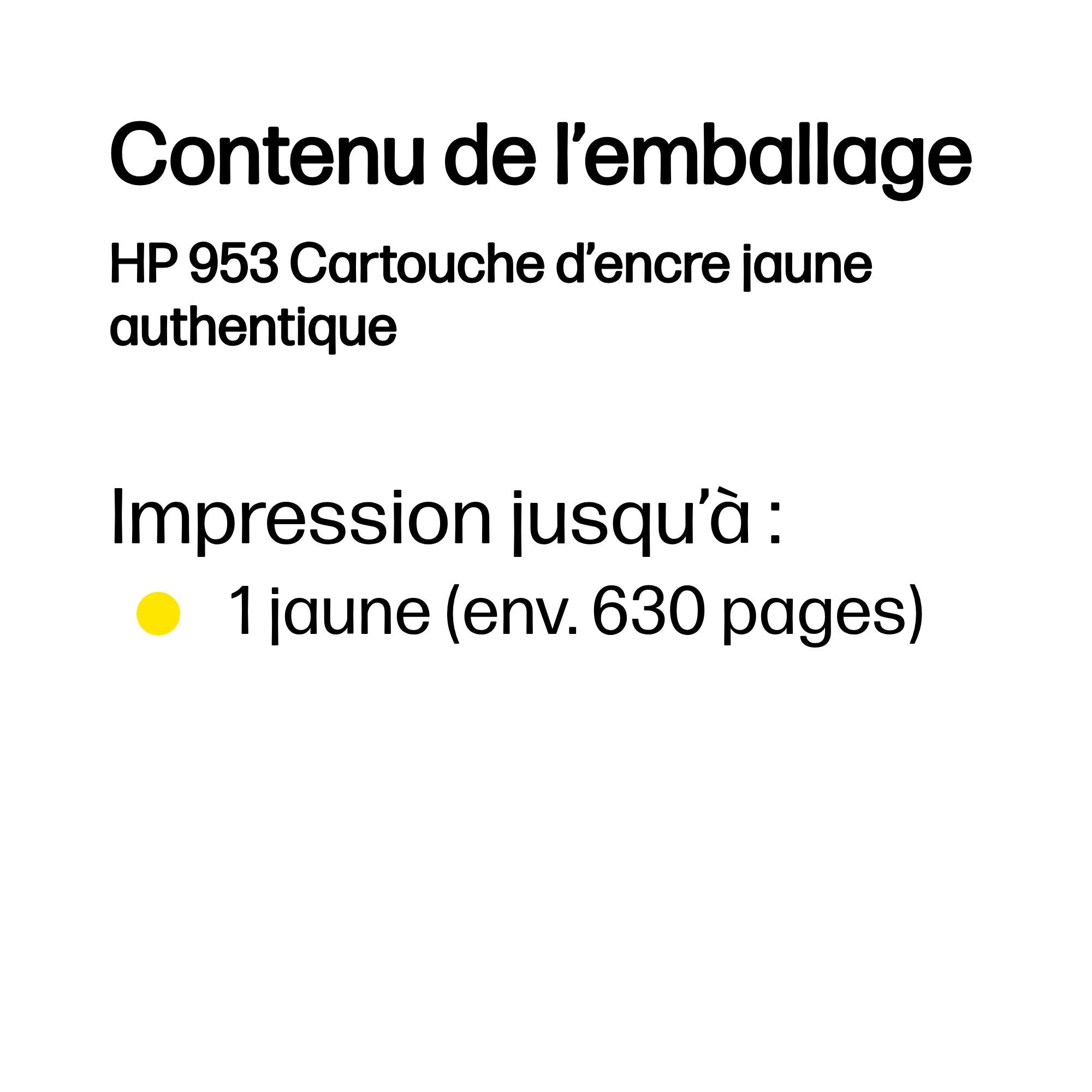 HP 953 original Ink cartridge F6U14AE BGX Yellow 700 Pages