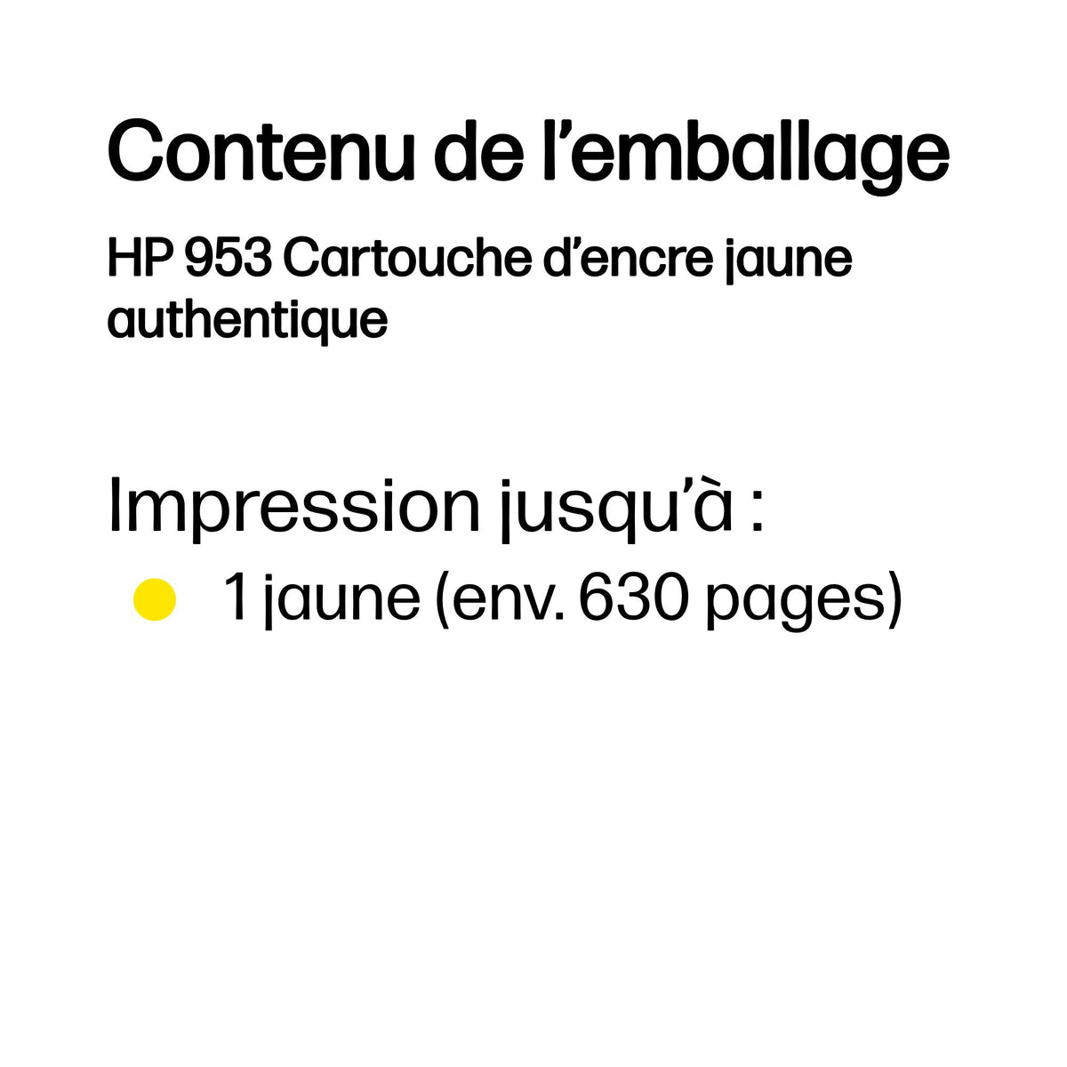 HP 953 original Ink cartridge F6U14AE BGX Yellow 700 Pages