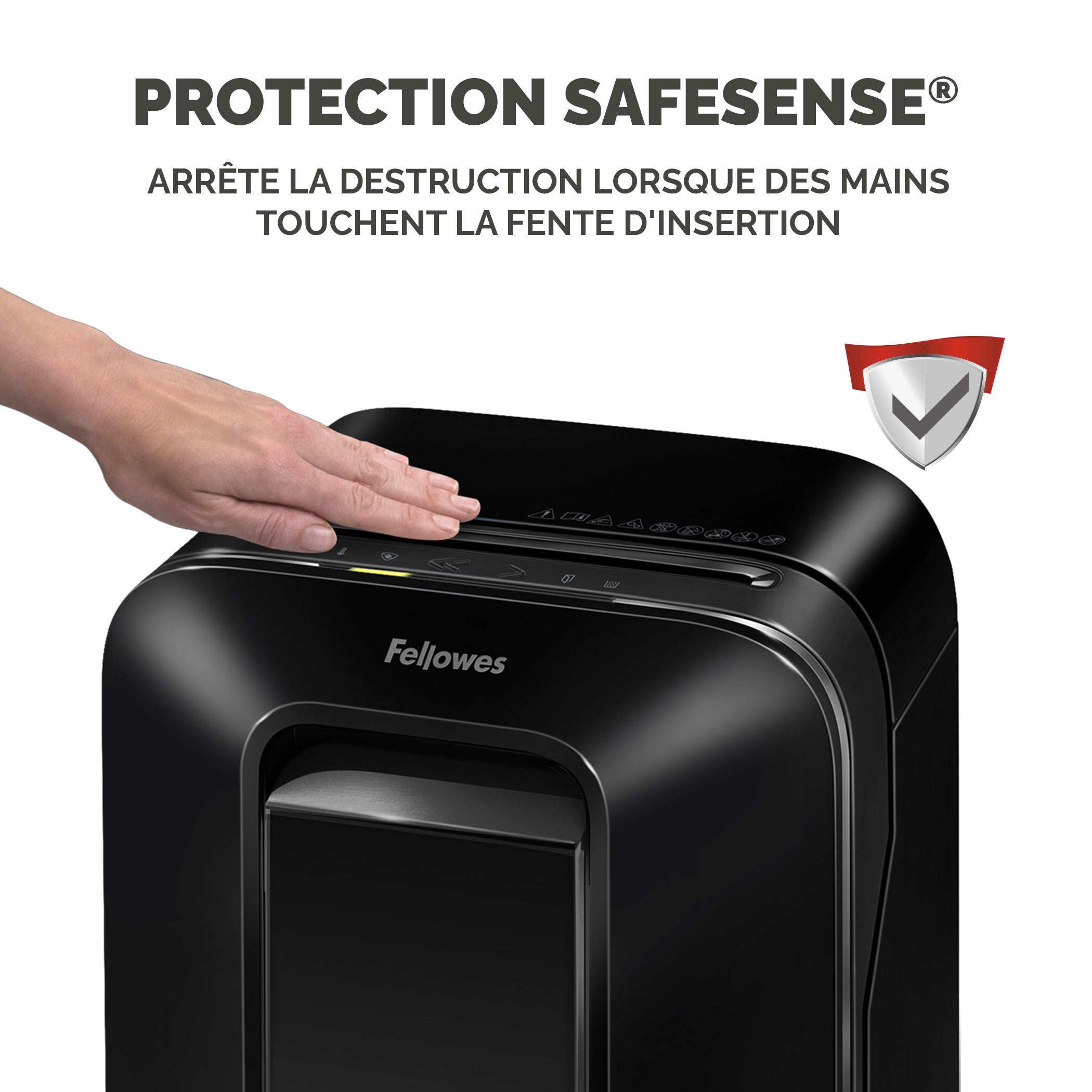 FELLOWES Powershred LX200 Black Shredder Mini Cut 230V EU