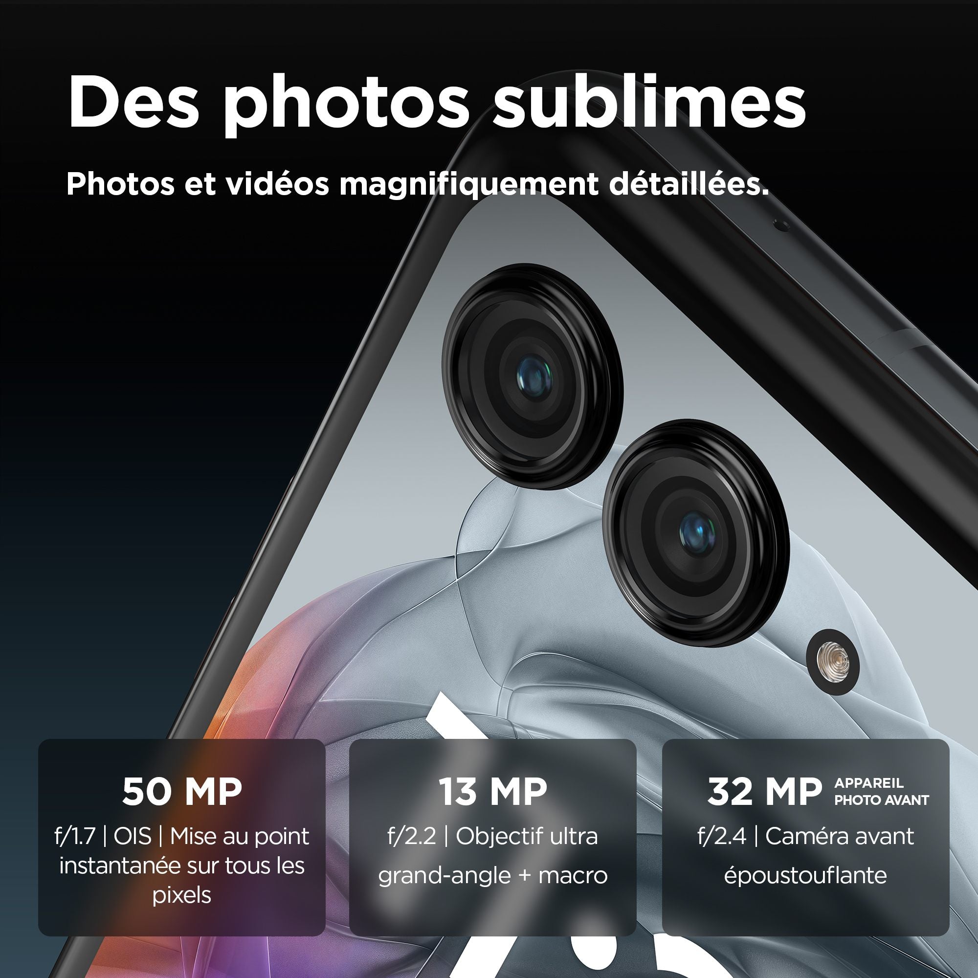 Razr 50 Steel wool/gris acier 12+256GB