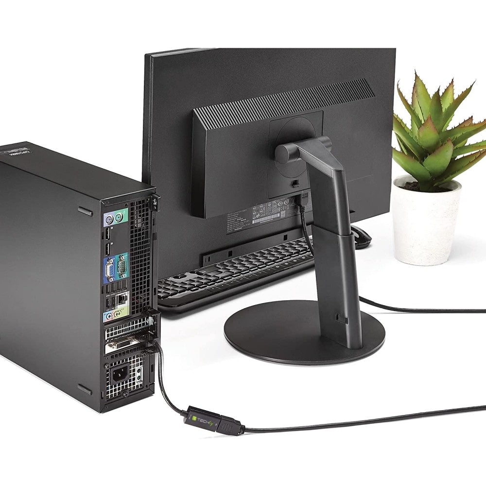 Techly IADAP DP-HDMIF8K Adaptateur DisplayPort 1.4 DP vers HDMI 8K*30Hz M/F