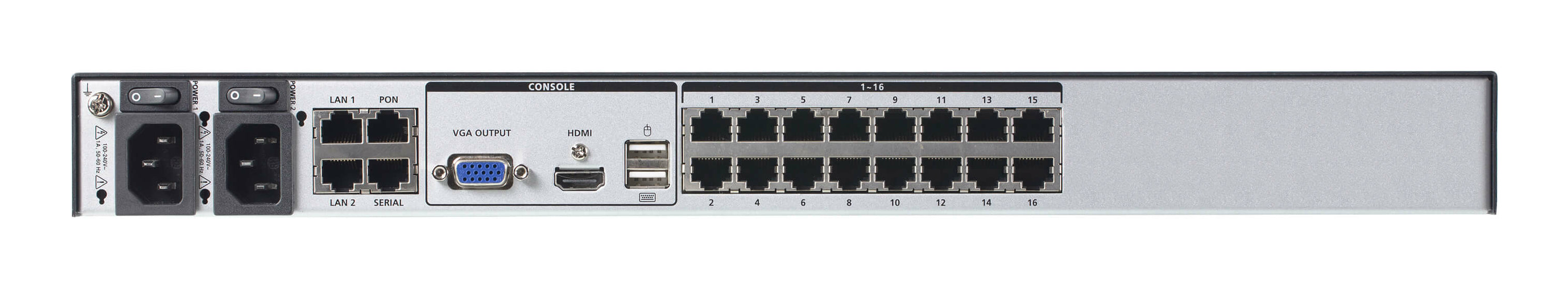 ATEN PREMIUM KN2116VB KVM IP 16 Ports Cat.5 1 accès local et 2 accès IP
