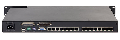 APC KVM 2G Analog KVM switch CAT5 16 x KVM ports 1 local user rack-mountable TAA Compliant