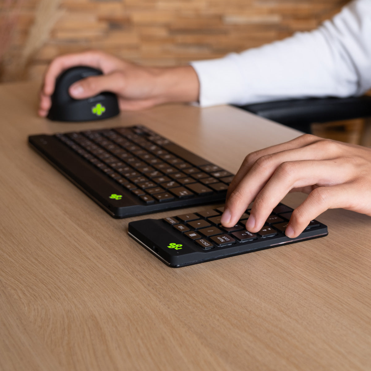 R-GO TOOLS Pavé numérique Numpad Break, Bluetooth noir