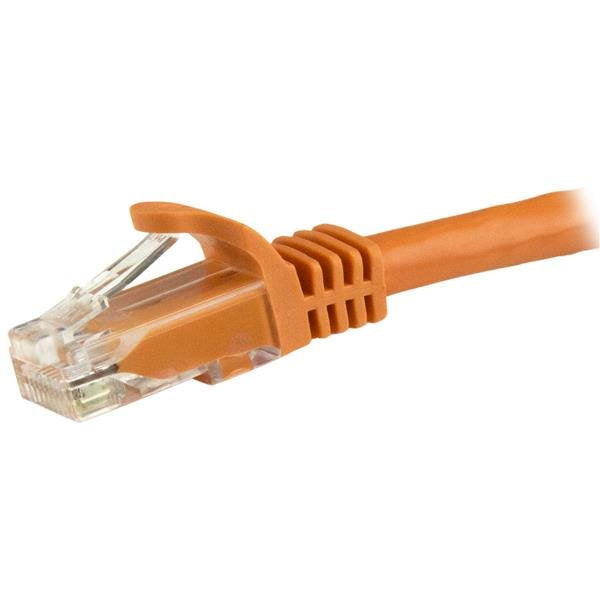 15m Orange Snagless Cat6 UTP Patch Cable