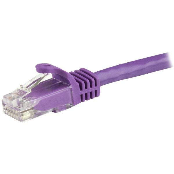 15m Purple Snagless Cat6 UTP Patch Cable