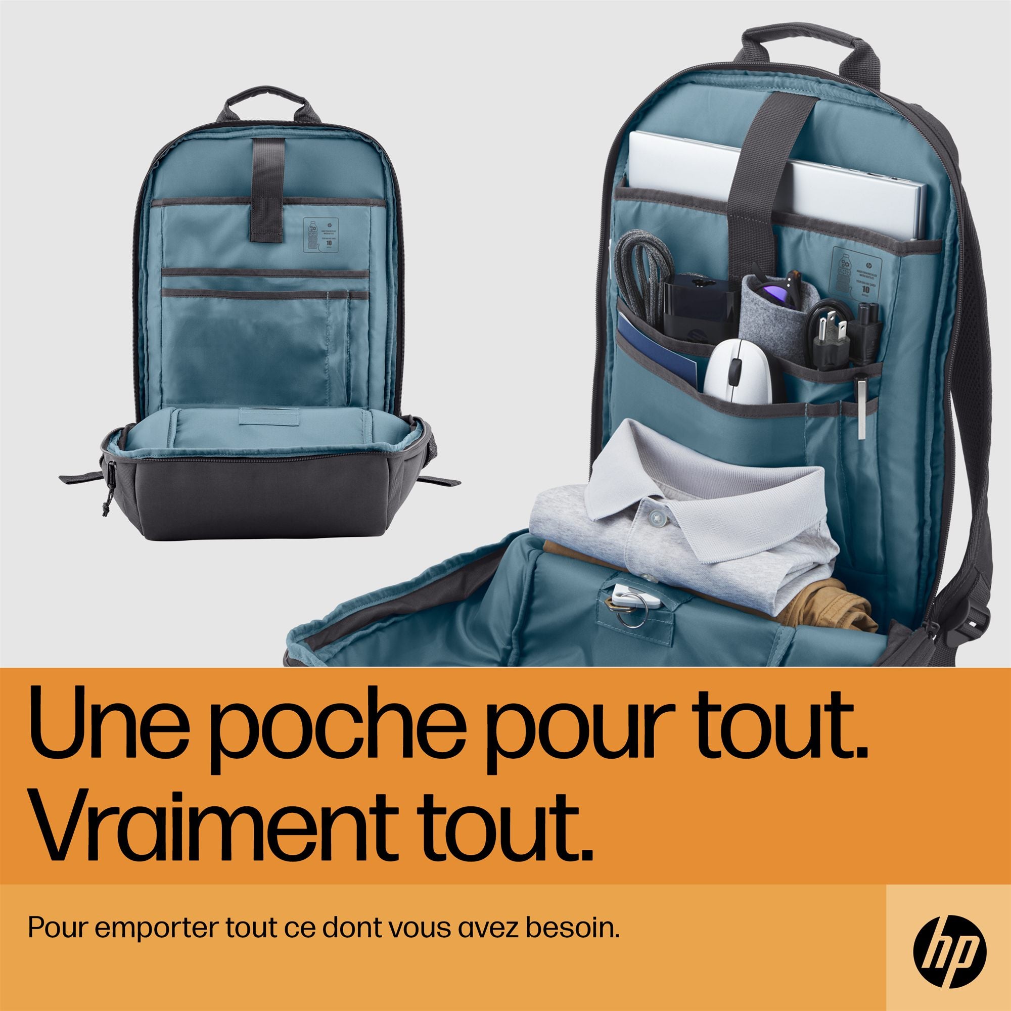 HP Travel 18 Liter 15.6p Iron Grey Laptop Backpack