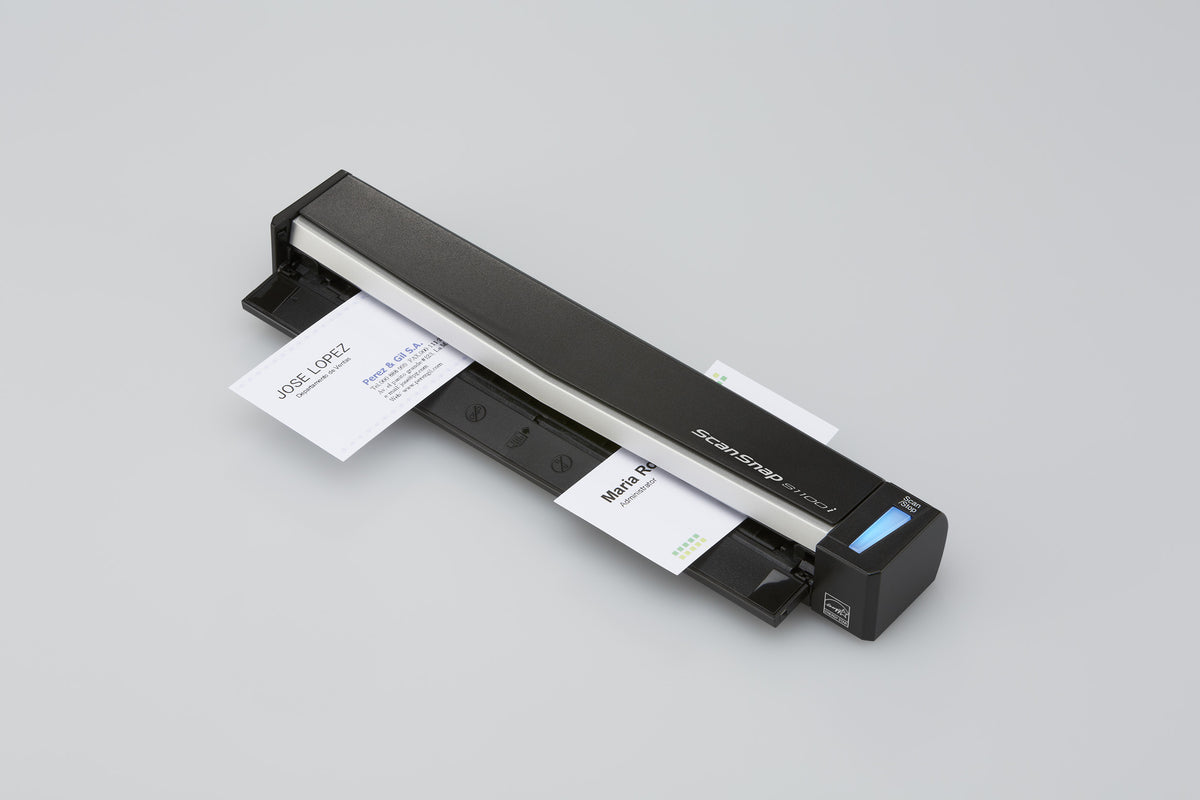 RICOH ScanSnap S1100i Scanner A4 color USB2.0 simplex 5.2sec per page USB Win und Mac ABBYY FineReader (P)