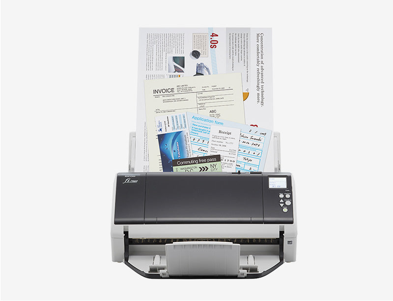 RICOH fi7460 Scanner A3 USB 3.0 60 ppm / 120 ipm 300dpi A4L ADF for up to 100 sheets 80g/m supports scanning A3 format