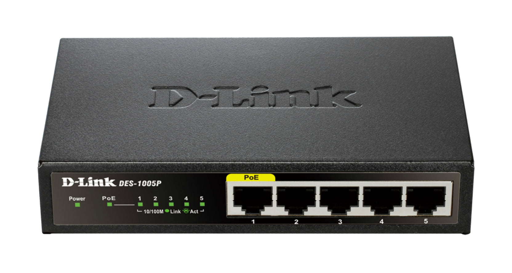 5-Port Fast Ethernet PoE Desktop Switch
