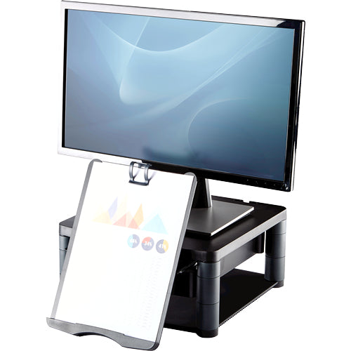 FELLOWES Graphite Monitor Stand Premium Plus (P)