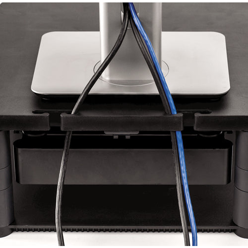 FELLOWES Graphite Monitor Stand Premium Plus (P)