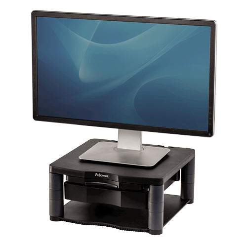 FELLOWES Graphite Monitor Stand Premium Plus (P)