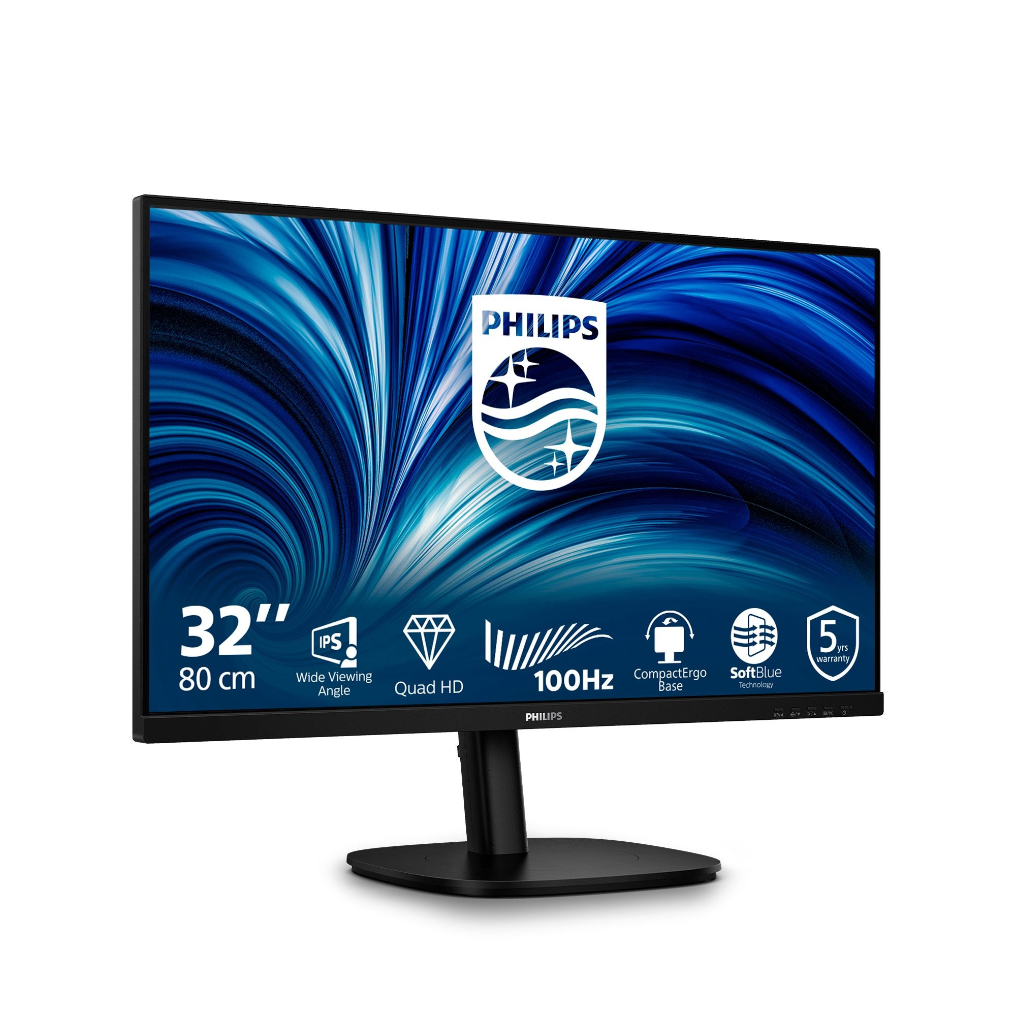 PHILIPS 32B2N3500/00 31.5p QHD 16:9 IPS 100Hz HAS 180mm HDMI 2x 2.0 DP 1.2