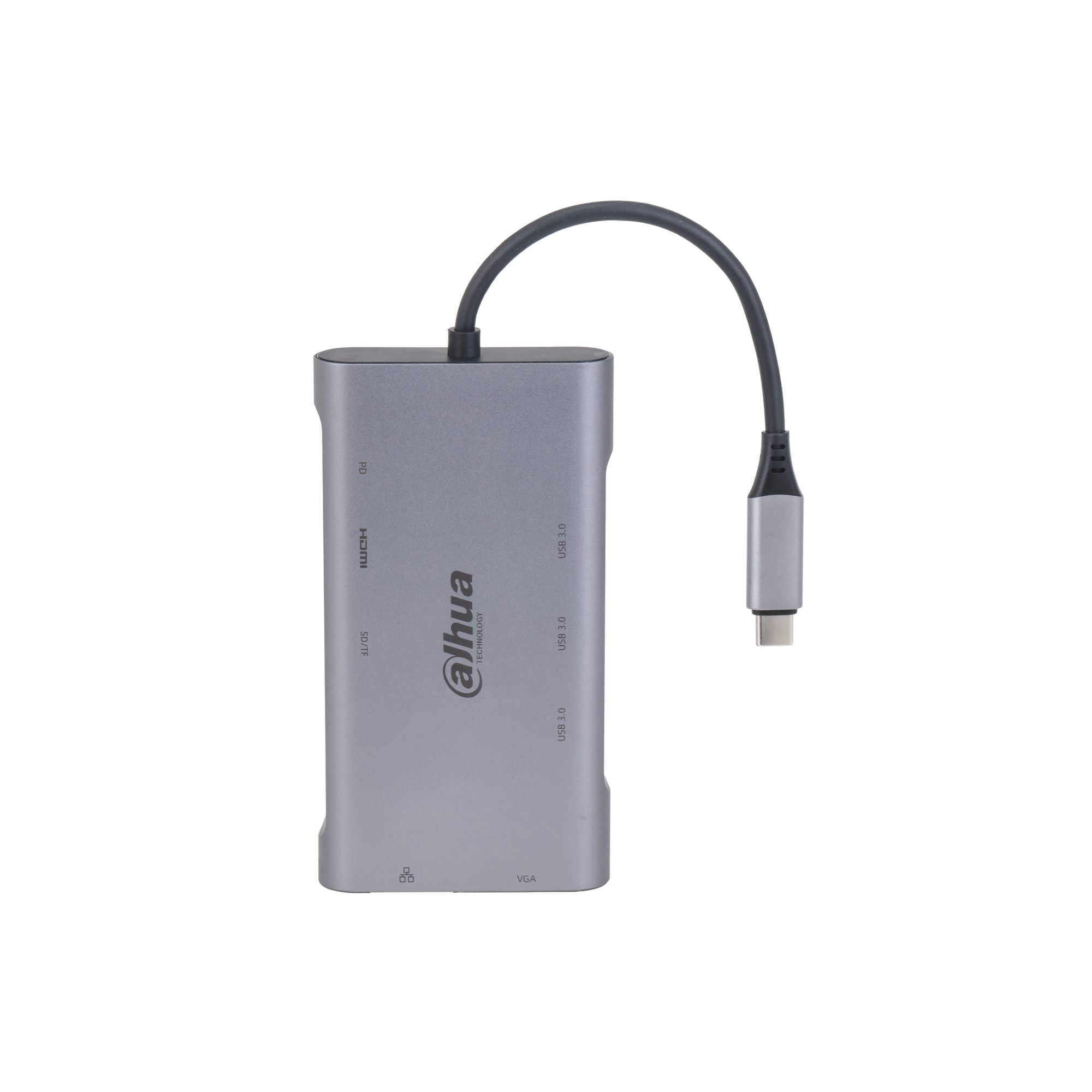 Dahua TC39 9-en-1 USB 3.1 Type-C vers USB 3.0 + HDMI + RJ45 + VGA + SD/TF + PD Station d'accueil