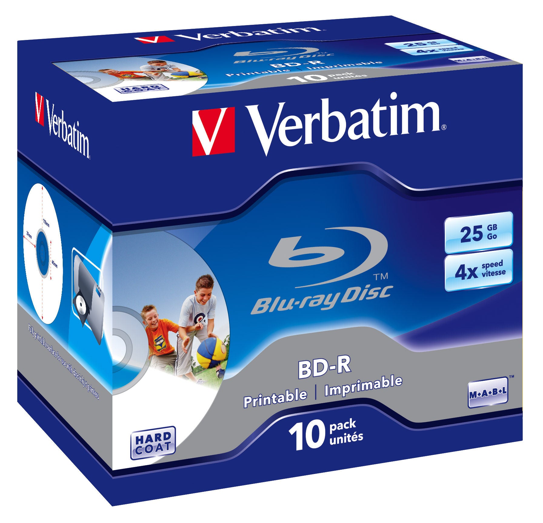 BD-R/4x25GB Single Layer JC PK10