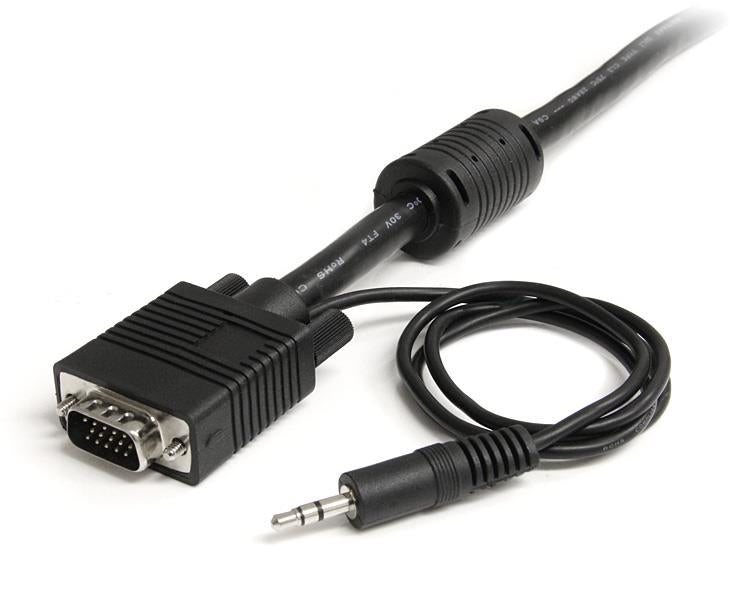 10m High Res Monitor VGA Cable w/Audio