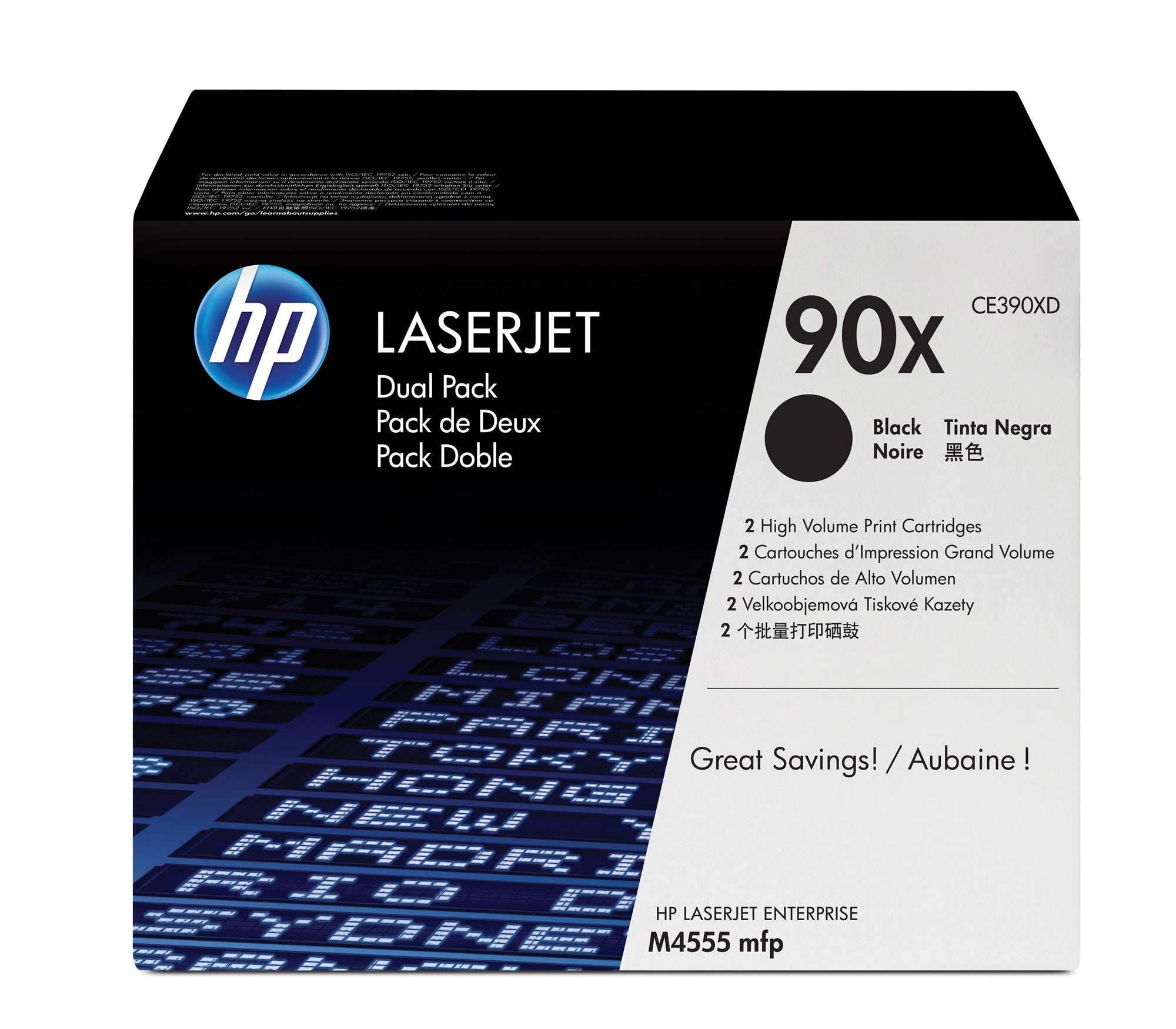 HP Toner/Black 90X Dual Pack Cartridge