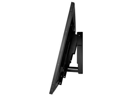 Peerless Tilt Wall Mount With Media Device Storage For 40in - 60in Flat Panel Displays - Black