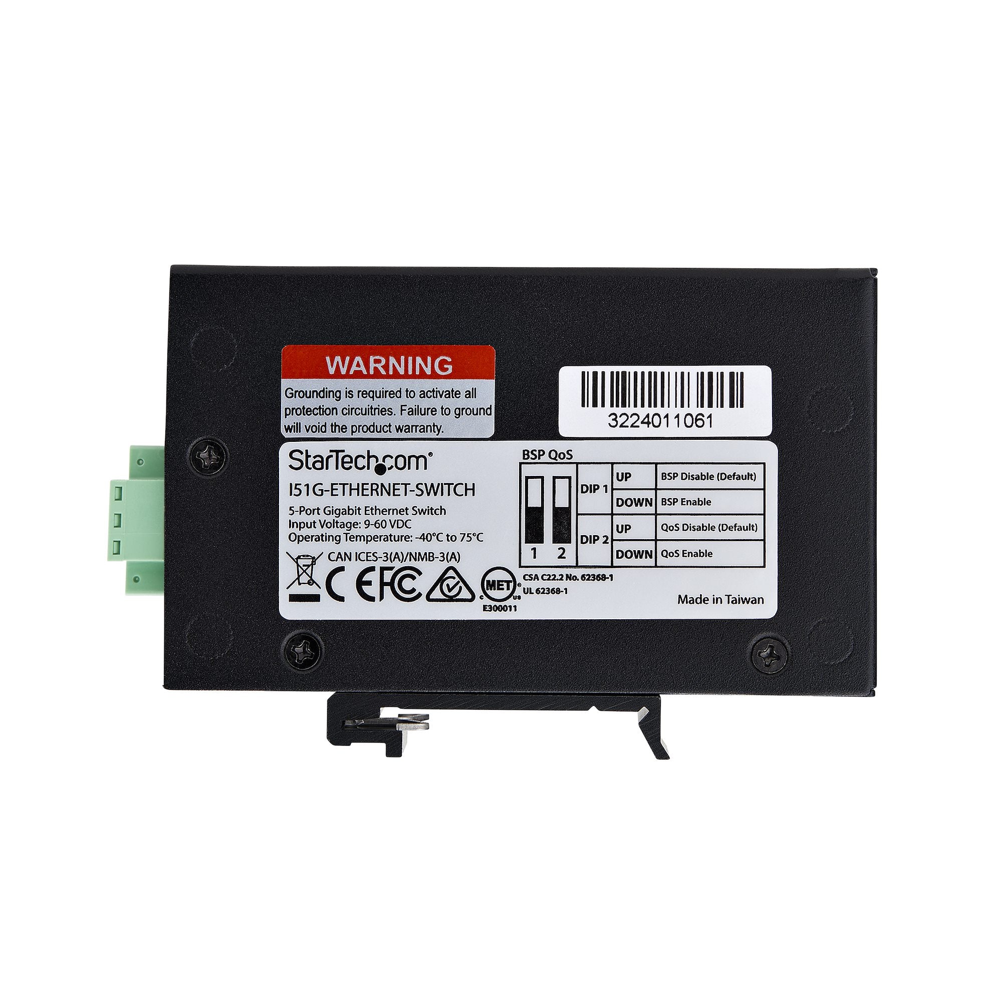 5-Port Industrial Ethernet Switch - IP30
