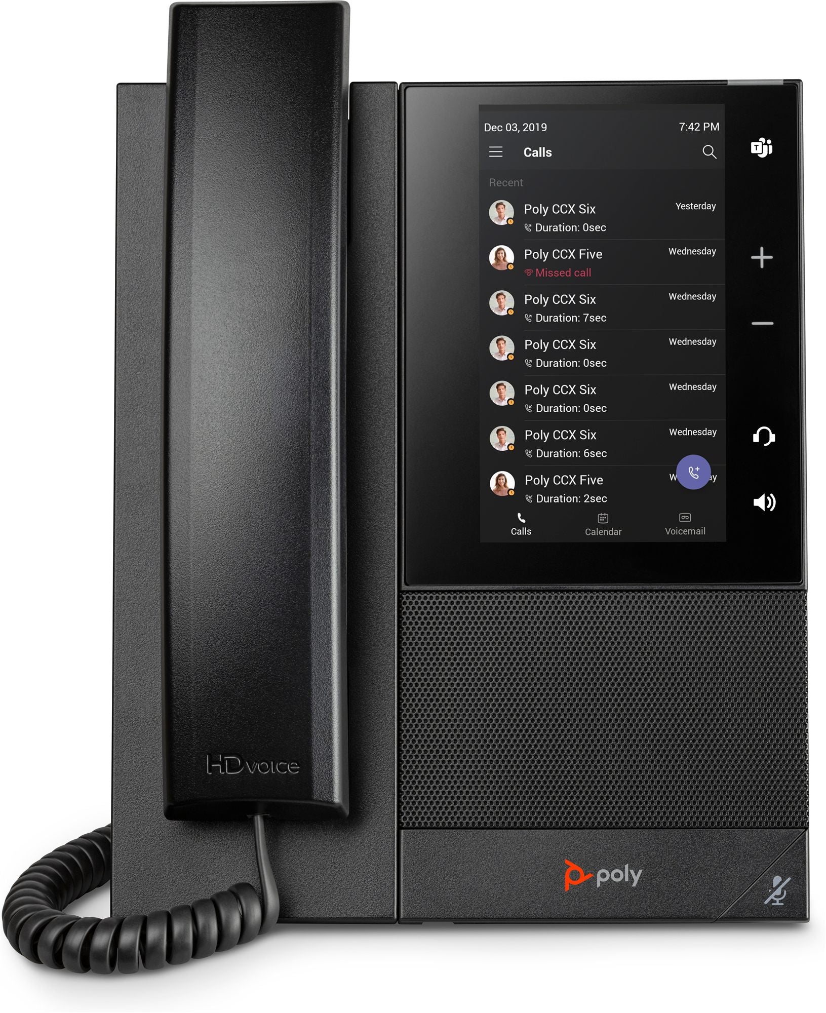 POLY CCX 500 téléphone IP PoE TEAMS avec combiné