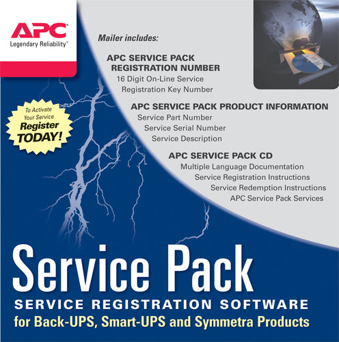 APC 1 YEAR EXTENDED WARRANTY SERCICE PACK BOITE
