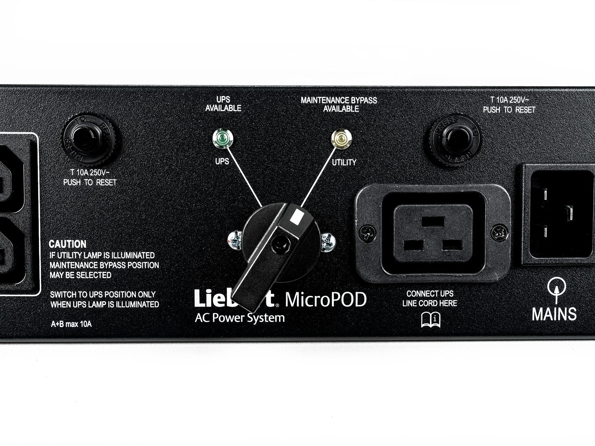Liebert 2U MicroPod Bypass up to 2kVa