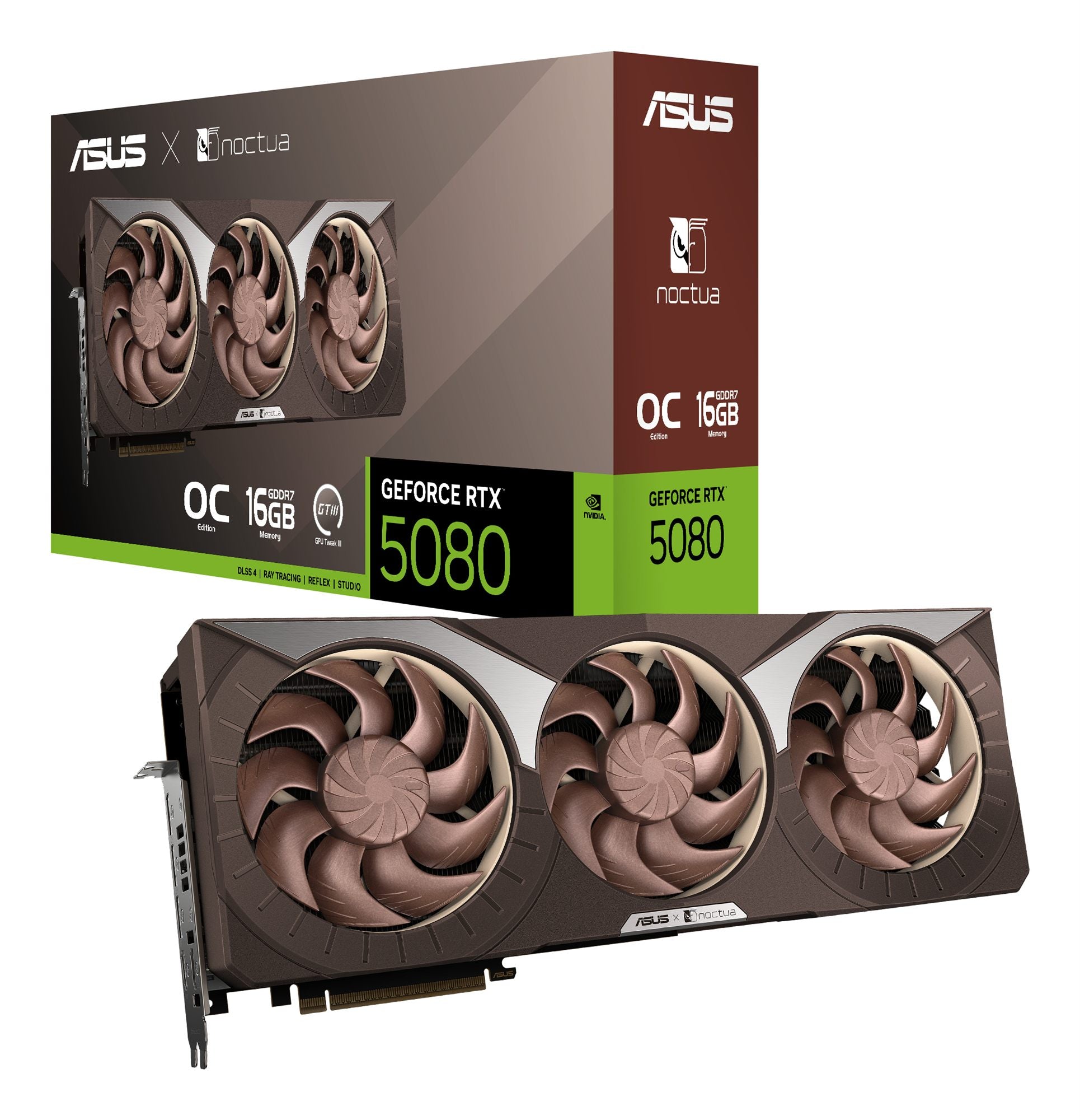 ASUS GeForce RTX 5080 16Go GDDR7 Noctua OC Edition