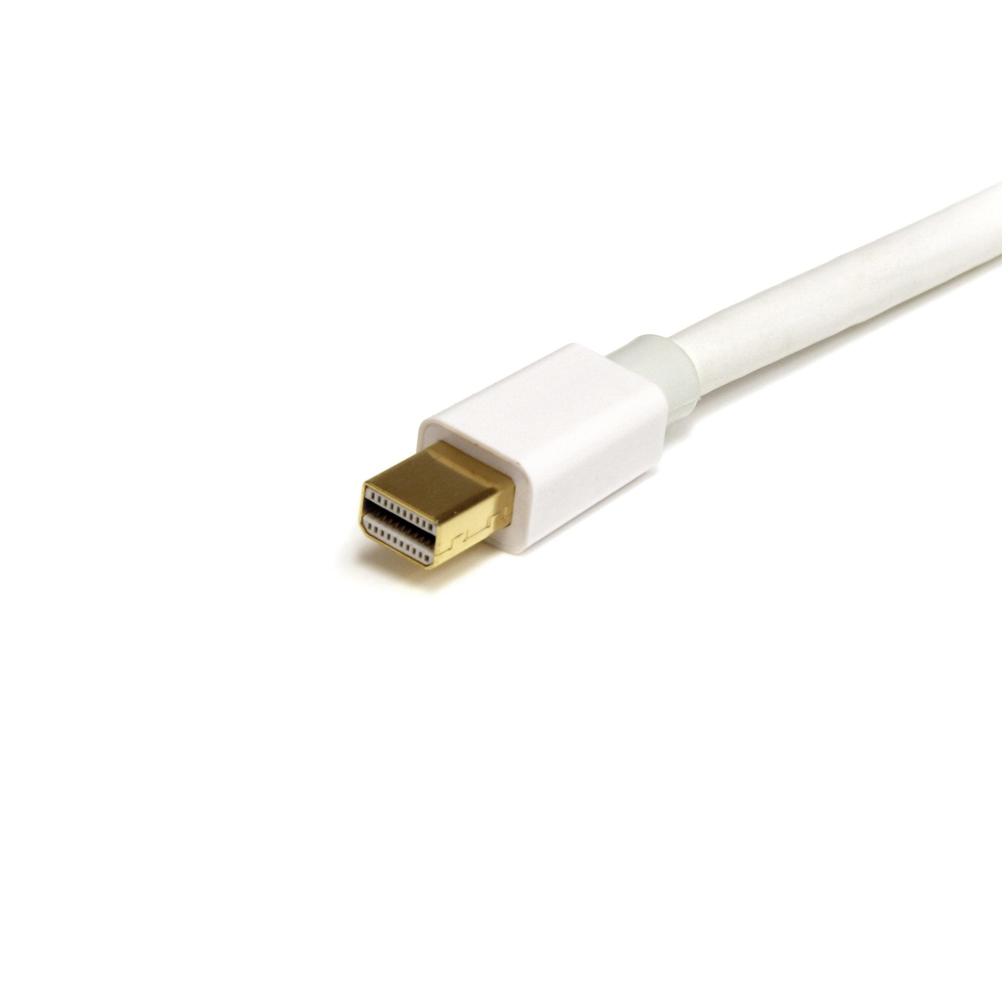 1m 3 ft White Mini DisplayPort 1.2 Cable