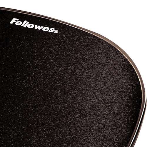 FELLOWES - Tapis de souris - Repose-poignets Gel Crystal™ Noir
