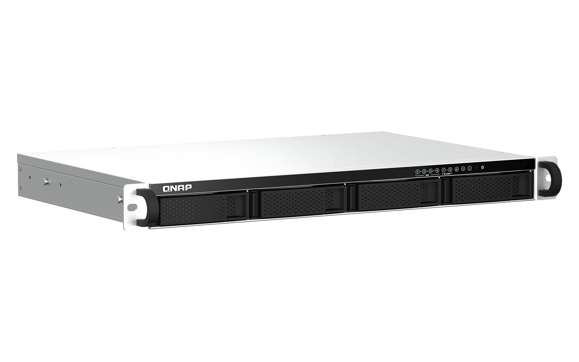 QNAP 4-bay short depth 12p rackmount NAS Intel Celeron N5105/N5095 quad-core