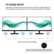 HP Series 3 Pro 23.8 inch FHD Monitor - 324ph écran plat de PC 60,5 cm (23.8") 1920 x 1080 pixels Full HD LCD Noir