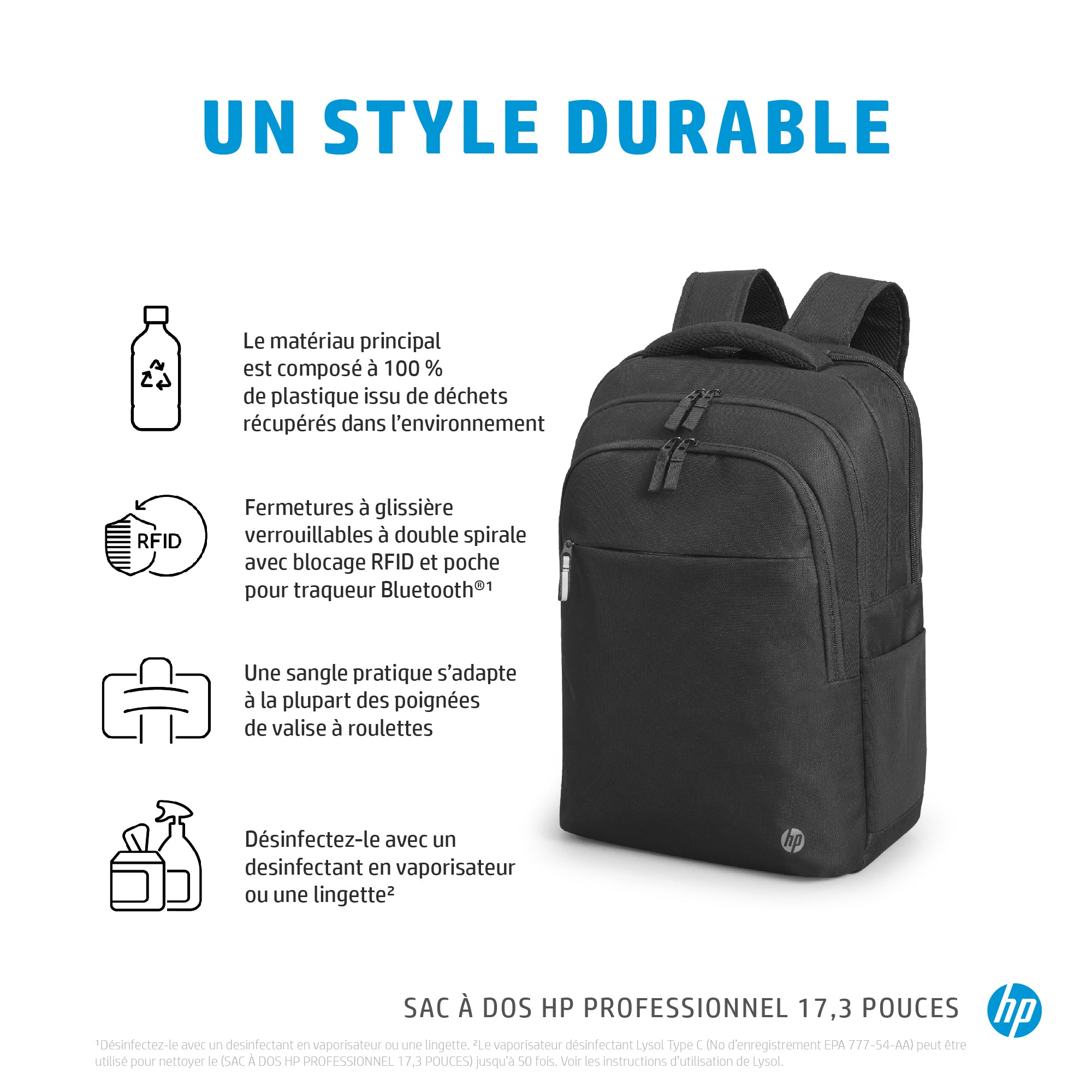 HP Prof 17.3 Laptop Bckpck