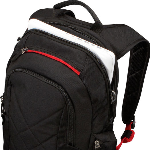 Sporty Polyester 14'' BackPack Black