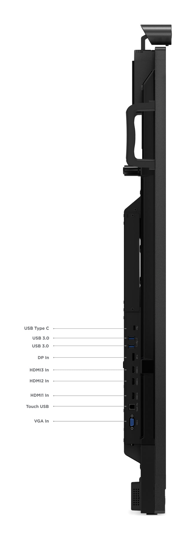 LENOVO ThinkVision iLFD T65 65inch 3840x2160 VA Touch DLED 16:9 60Hz HDR10 HDMI USB-C USB-B RJ45 VGA Android 9.0 4K camera TopSeller