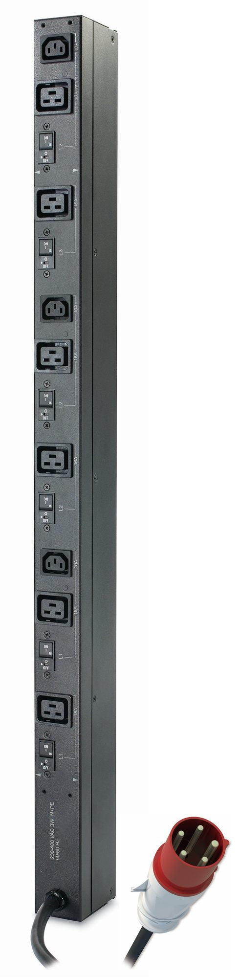 APC Basic Rack PDU Zero U Rack AC 400V 22 kW output connectors 9 power IEC 60320 C13 IEC 60320 C19 0U