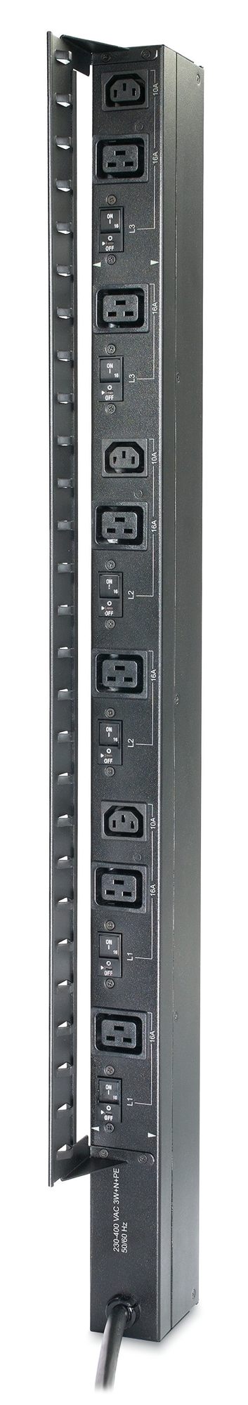 APC Basic Rack PDU Zero U Rack AC 400V 22 kW output connectors 9 power IEC 60320 C13 IEC 60320 C19 0U