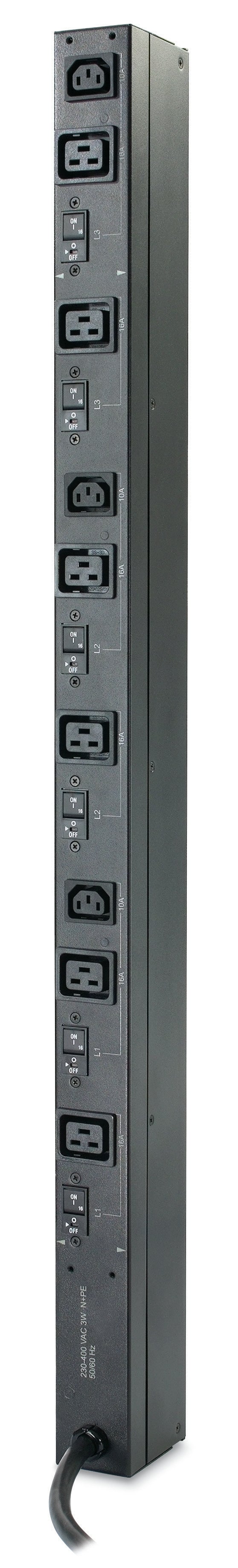 APC Basic Rack PDU Zero U Rack AC 400V 22 kW output connectors 9 power IEC 60320 C13 IEC 60320 C19 0U