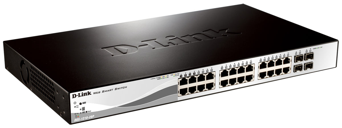 D-LINK 28-Port Layer2 PoE Gigabit Smart Managed Switch dlink green 3.0 24x 10/100/1000Mbit/s TP RJ-45 PoE Port 802.3at