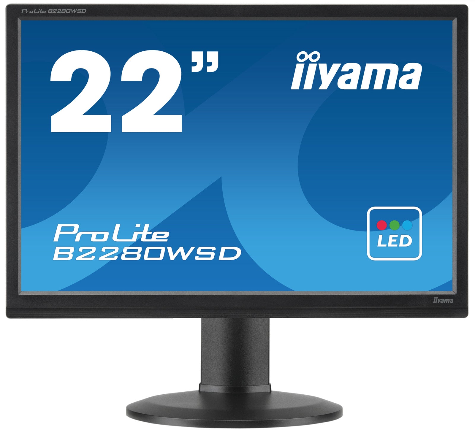 B2280WSD-B1/22"WLED VGA/DVI/MM/HAS 5msbk