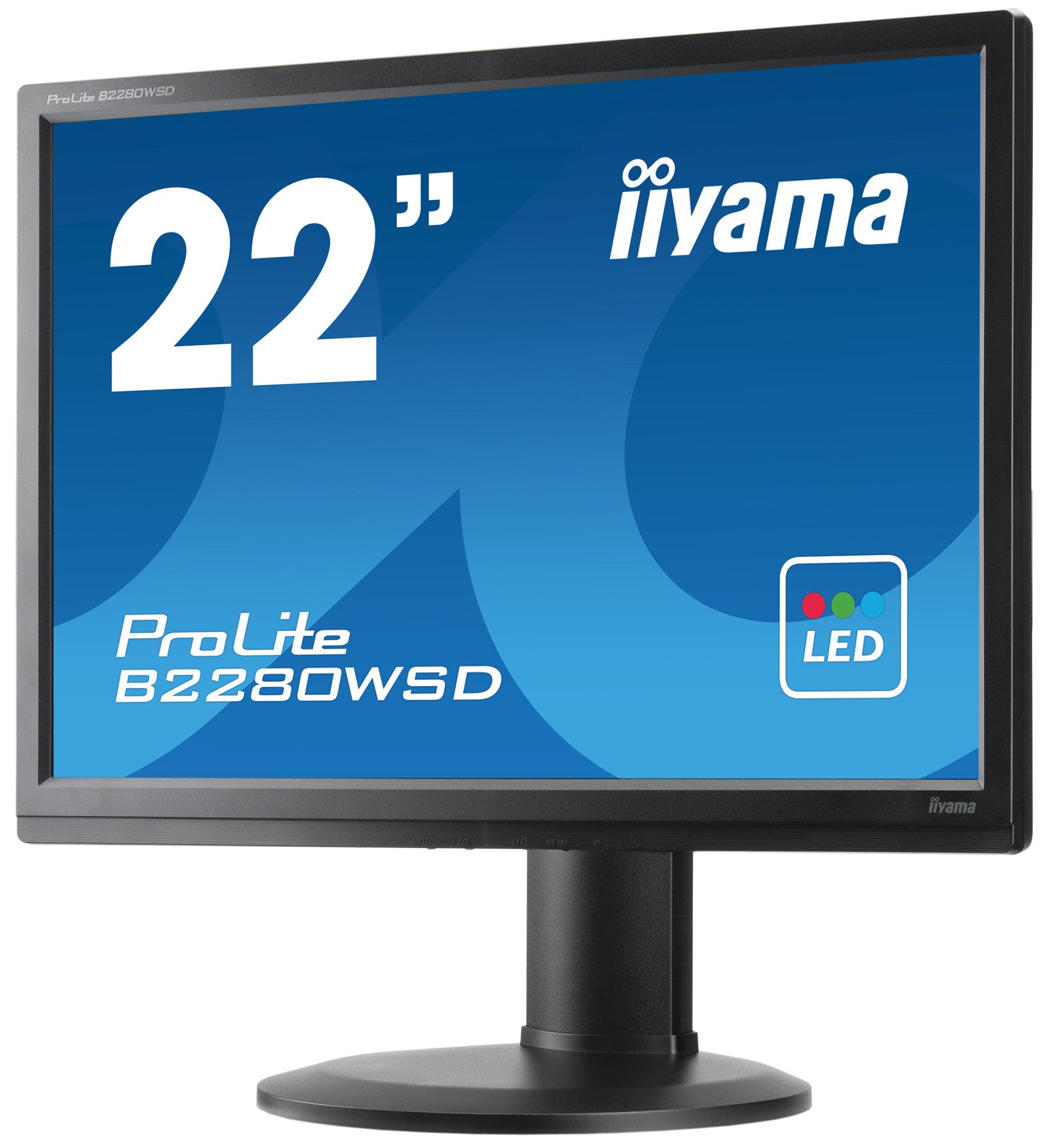 B2280WSD-B1/22"WLED VGA/DVI/MM/HAS 5msbk