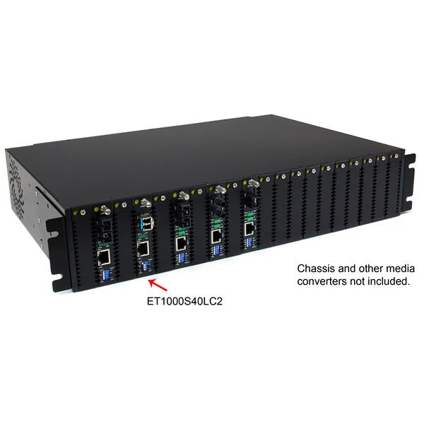 Gigabit Fiber Media Converter LC 40 km