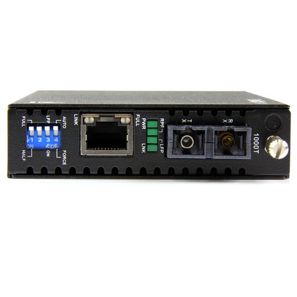 Gigabit Ethernet SM Fiber Converter SC