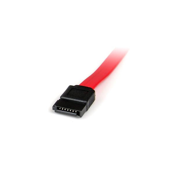0.5m Slimline SATA F to SATA Cable