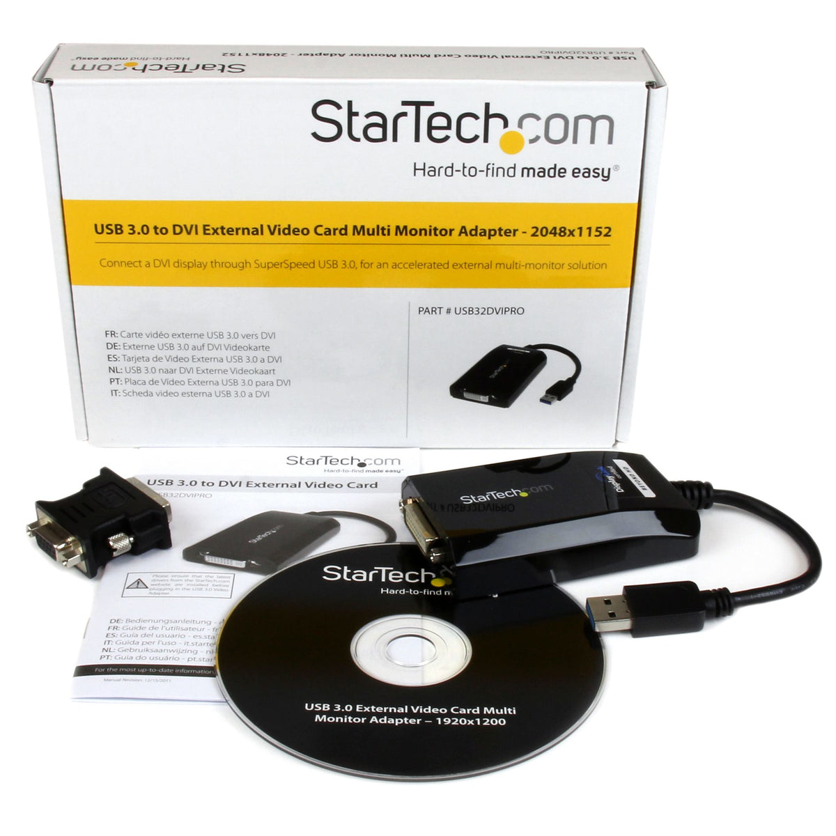 USB 3 to DVI/VGA External Video Card