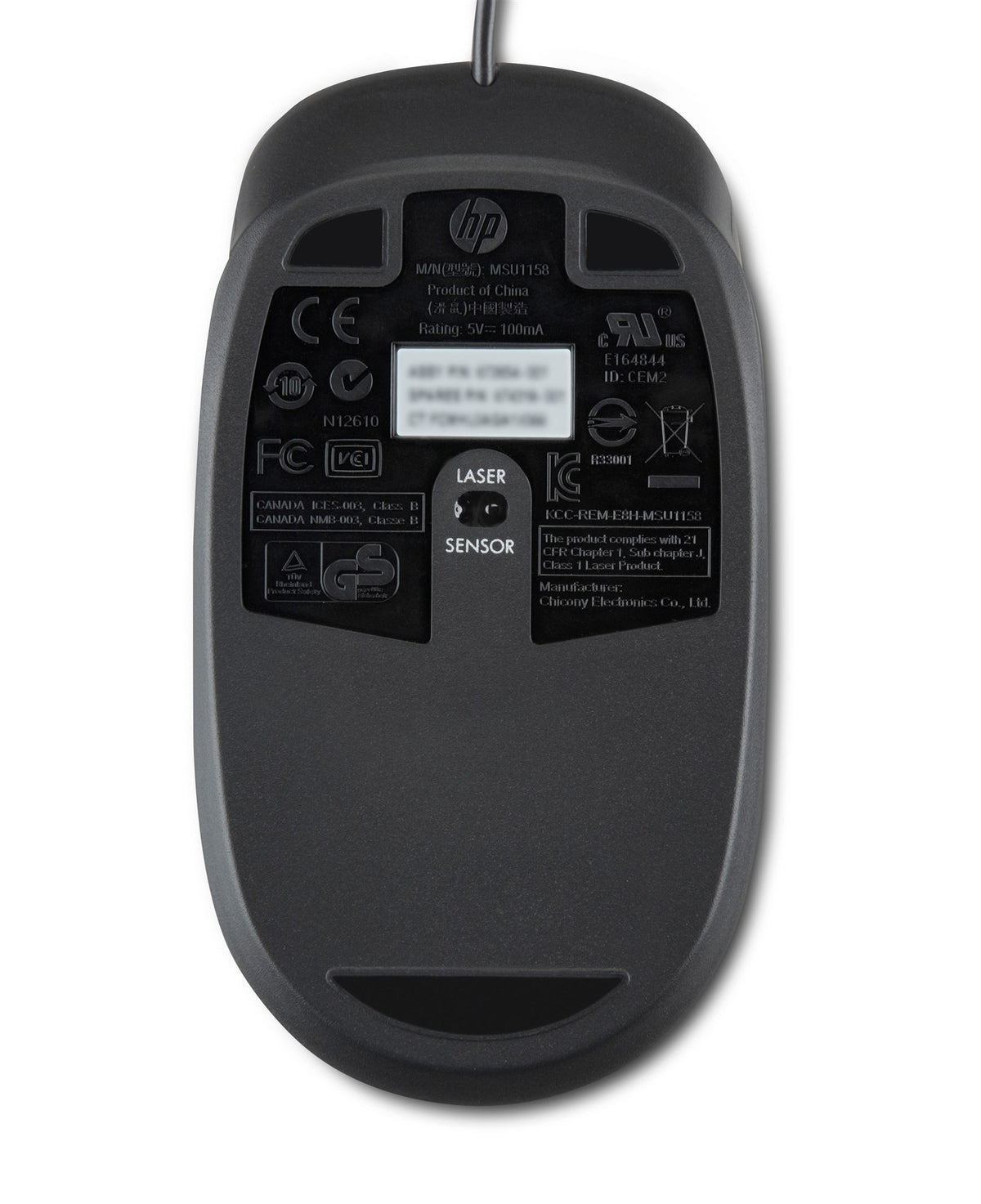 HP Promo USB 1000dpi Laser Mouse