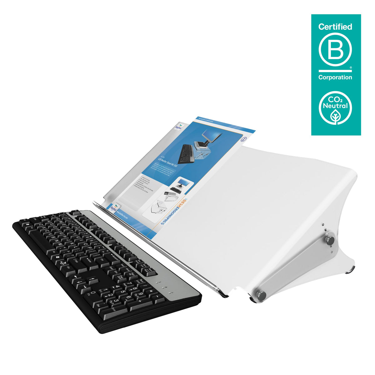 DATAFLEX Ergodoc + porte copie A3 - Hauteur réglable 49401