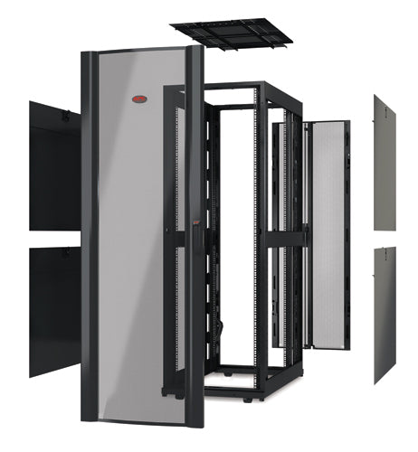 APC NetShelter SX 48U 750mm Wide x 1200mm Deep Enclosure Without Doors Black